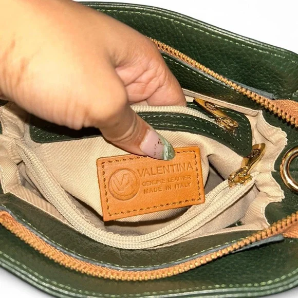 Valentino Green Leather Women's Bag - Picture 6 of 7